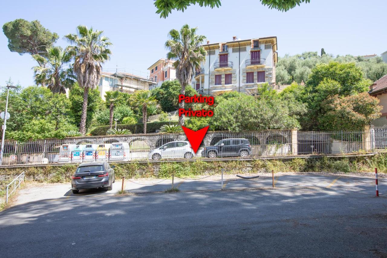 Rapallo Comodo Appartamento Signorile A Due Passi Dal Mare Con Posto Auto Bagian luar foto
